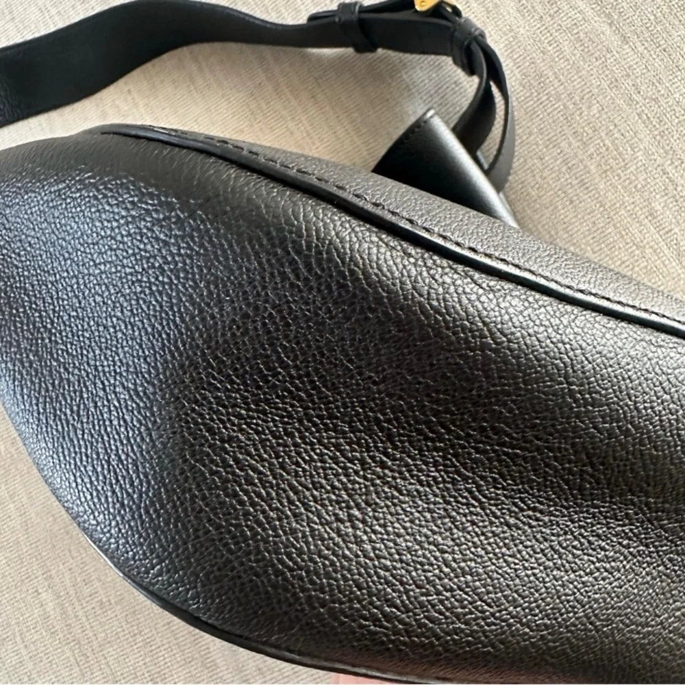 Burberry Elmstone‎ Black Leather Hobo Bag